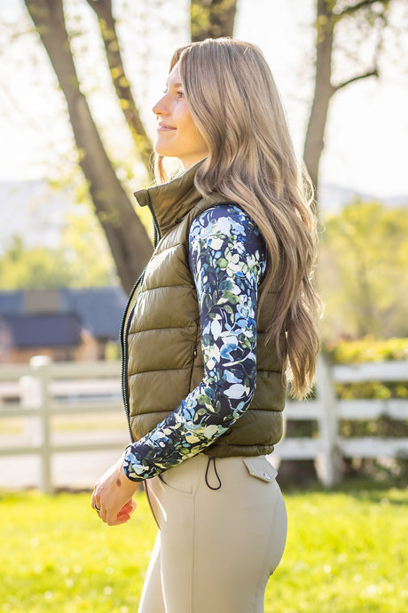 Olive Green w/Sage Green Reverse
Reversible Puffer Vest Kastel Denmark US