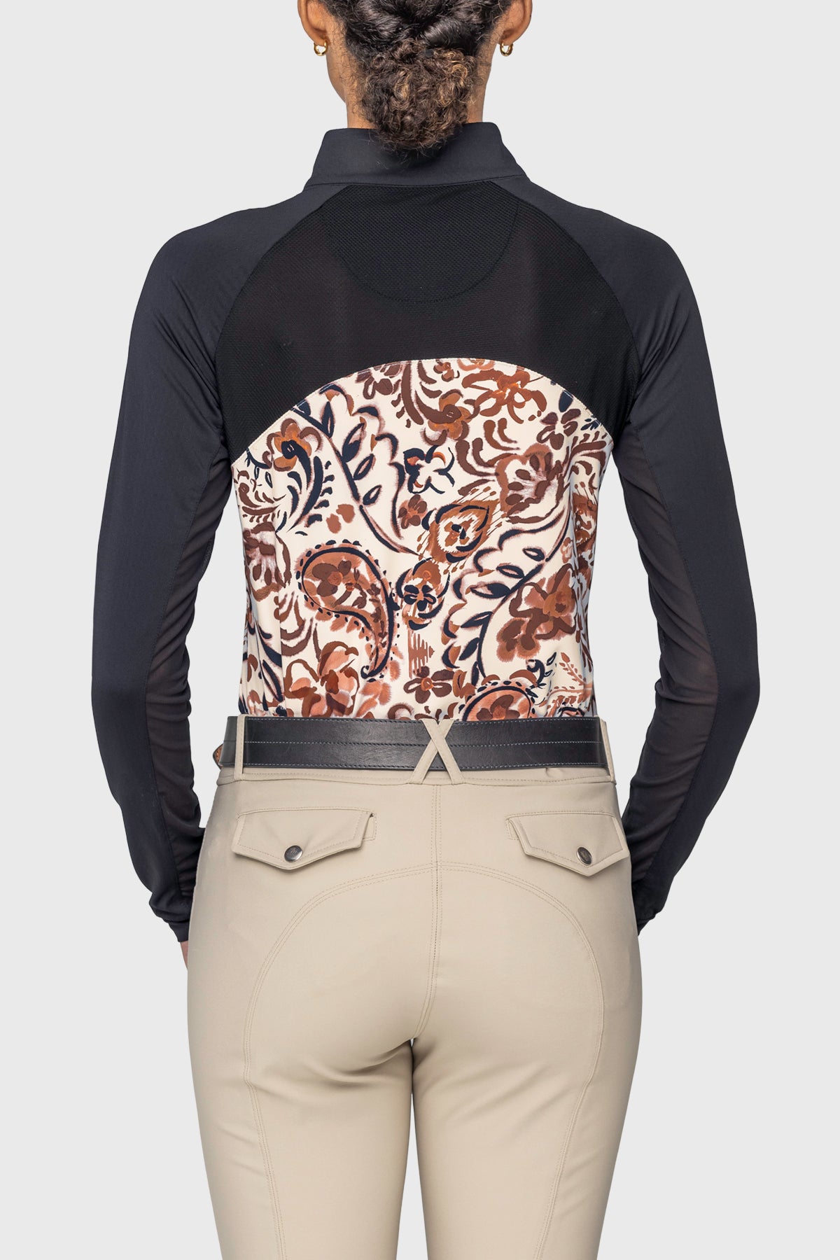 Sienna Ikat Performance Raglan Long Sleeve 1/4 Zip Sun Shirt Kastel Denmark