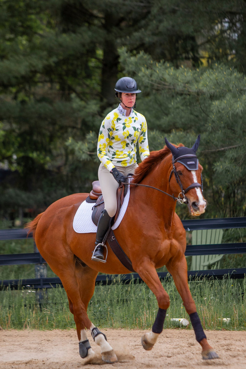 White Lemons Long Sleeve Crewneck Sweater - [Kastel]