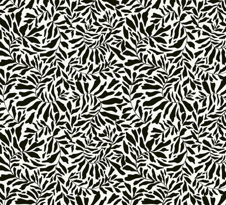 Black & White Climbing Vine Skort - [Kastel]