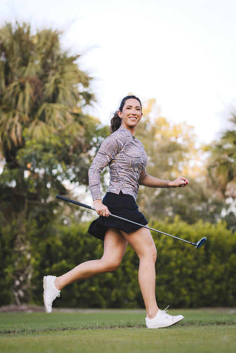 Black Athletic Skort - [Kastel]