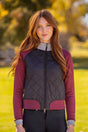 Black, Oxblood, & Gray Colorblock Jacket w/Quilted Front Kastel Denmark US