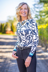 Gardenia Climbing Vine Long Sleeve Crewneck Kastel Denmark