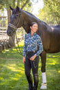 Sailor Blue French Tulip Long Sleeve 1/4 Zip Sun Shirt Kastel Denmark