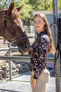 Neutral Modern Begonia 1/4 Zip Long Sleeve Sun Shirt w/Side Panels Kastel Denmark US