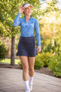 Tahoe Blue Belts Long Sleeve 1/4 Zip Sun Shirt Kastel Denmark