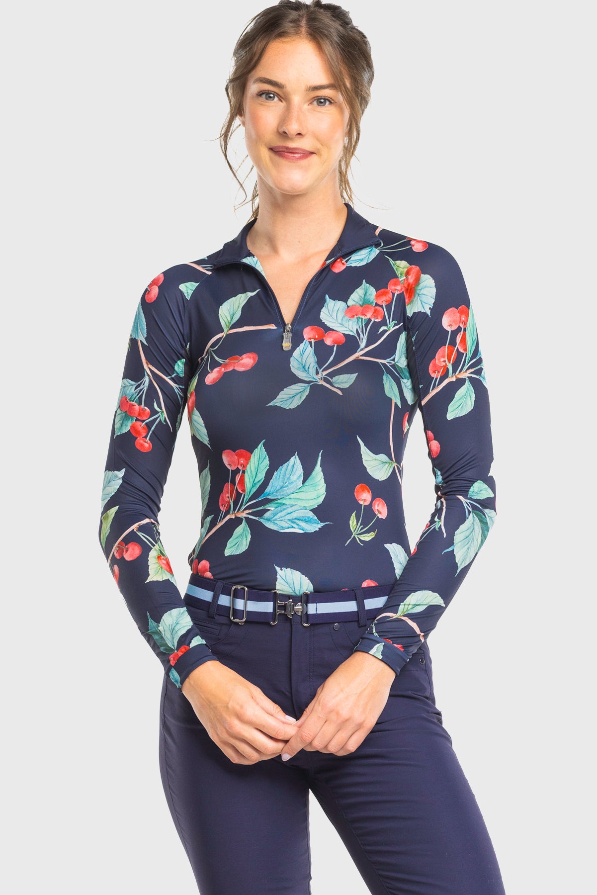 Lee★ プラピール4set Navy Cherries Long Sleeve 1/4 Zip Sun Shirt – Kastel Denmark US