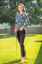 Black Tailored 7/8" Active Pant - [Kastel]