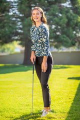 Sailor Blue French Tulip Crewneck Sweater - [Kastel]