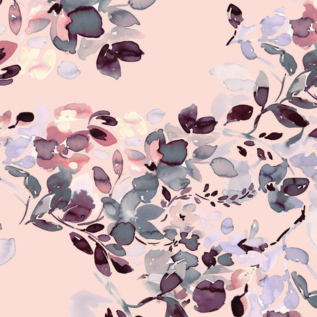Pearl Blush Watercolor Floral Short Sleeve Sun Shirt - [Kastel]