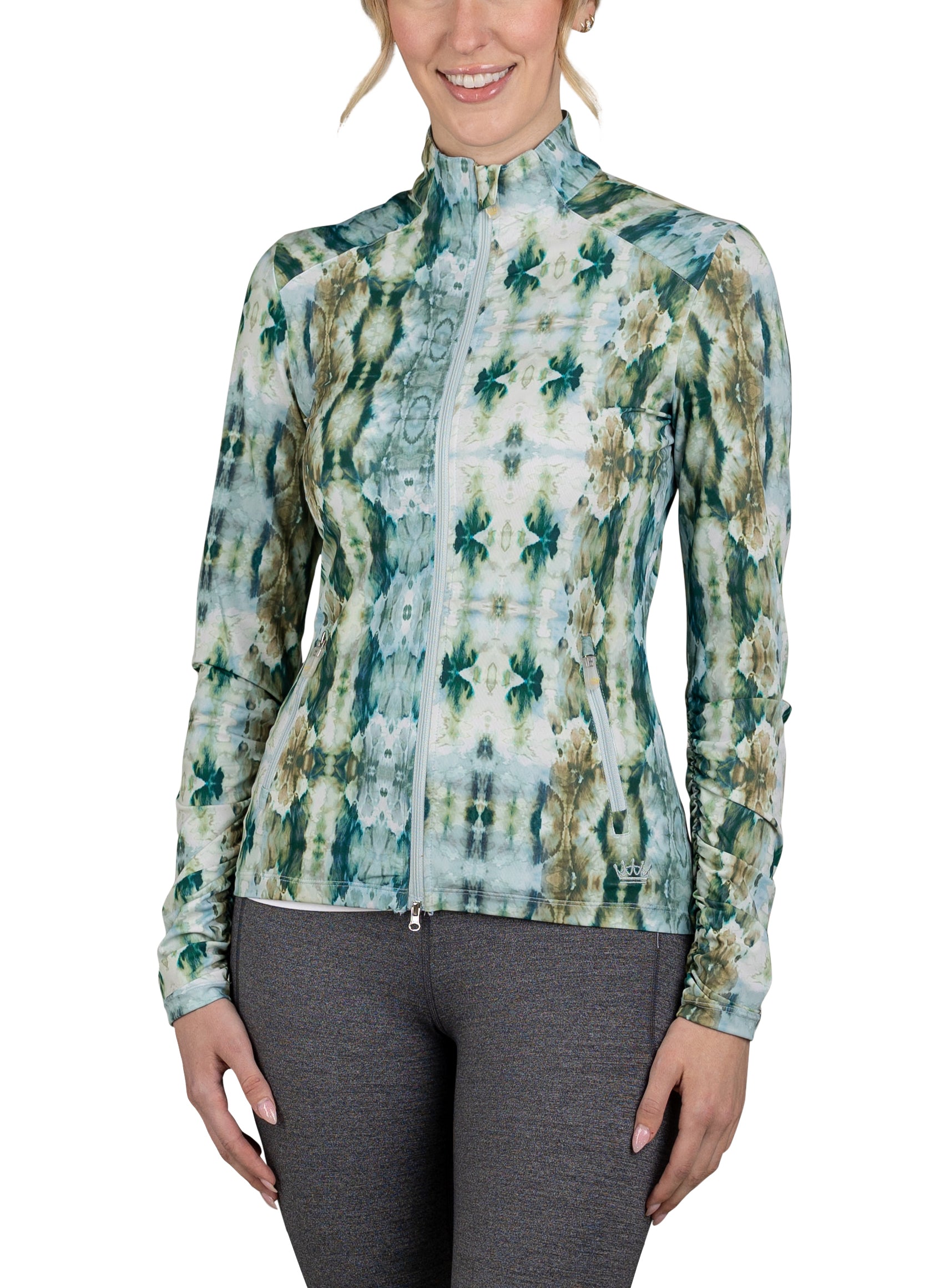 Chemise brodée en coton beige manches longues col rond volanté - Ayden | Motus Boutique Chemise brodée en coton beige manches longues col rond volanté - Ayden | Motus Boutique