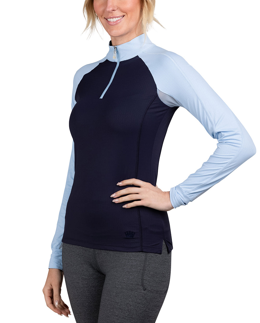 Navy & Dutch Canal Long Sleeve Sun Shirt - [Kastel]
