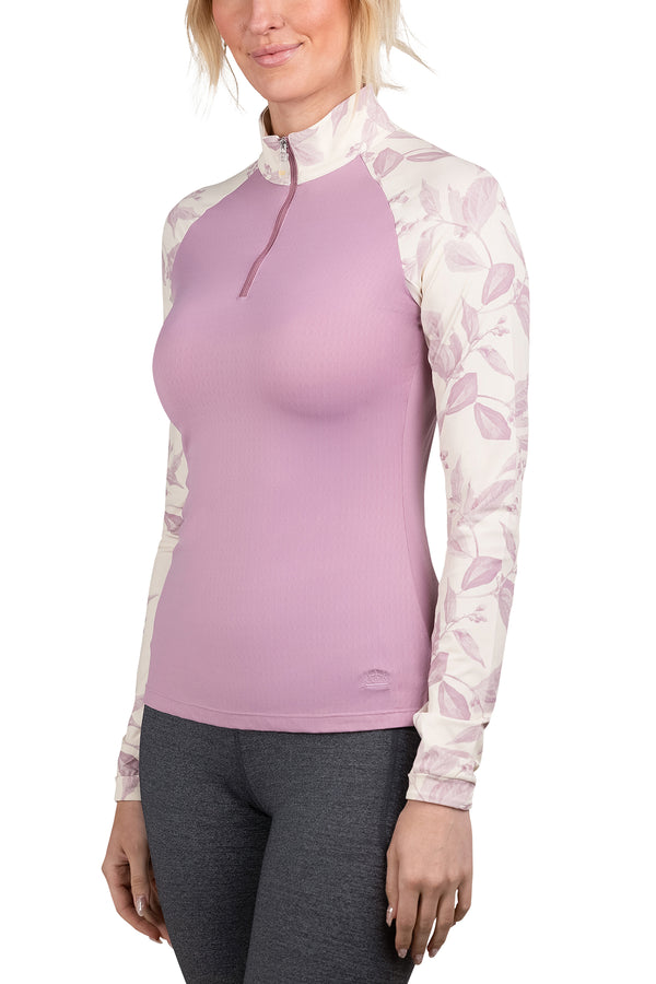 Kastel Denmark Black & White Geo Raglan 1/4 Zip Long Kastel Denmark Black & White Geo Raglan 1/4 Zip Long