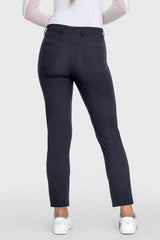 Black Tailored 7/8" Active Pant - [Kastel]
