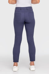 Navy Tailored 7/8" Active Pant - [Kastel]