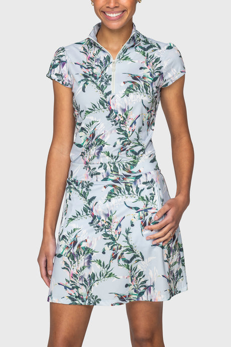 Powder Blue Botanical Athletic Skort Kastel Denmark