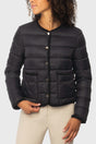 Black Button-up Quilted Jacket Kastel Denmark US