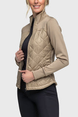 Quilted Front Desert Full Zip Jacket