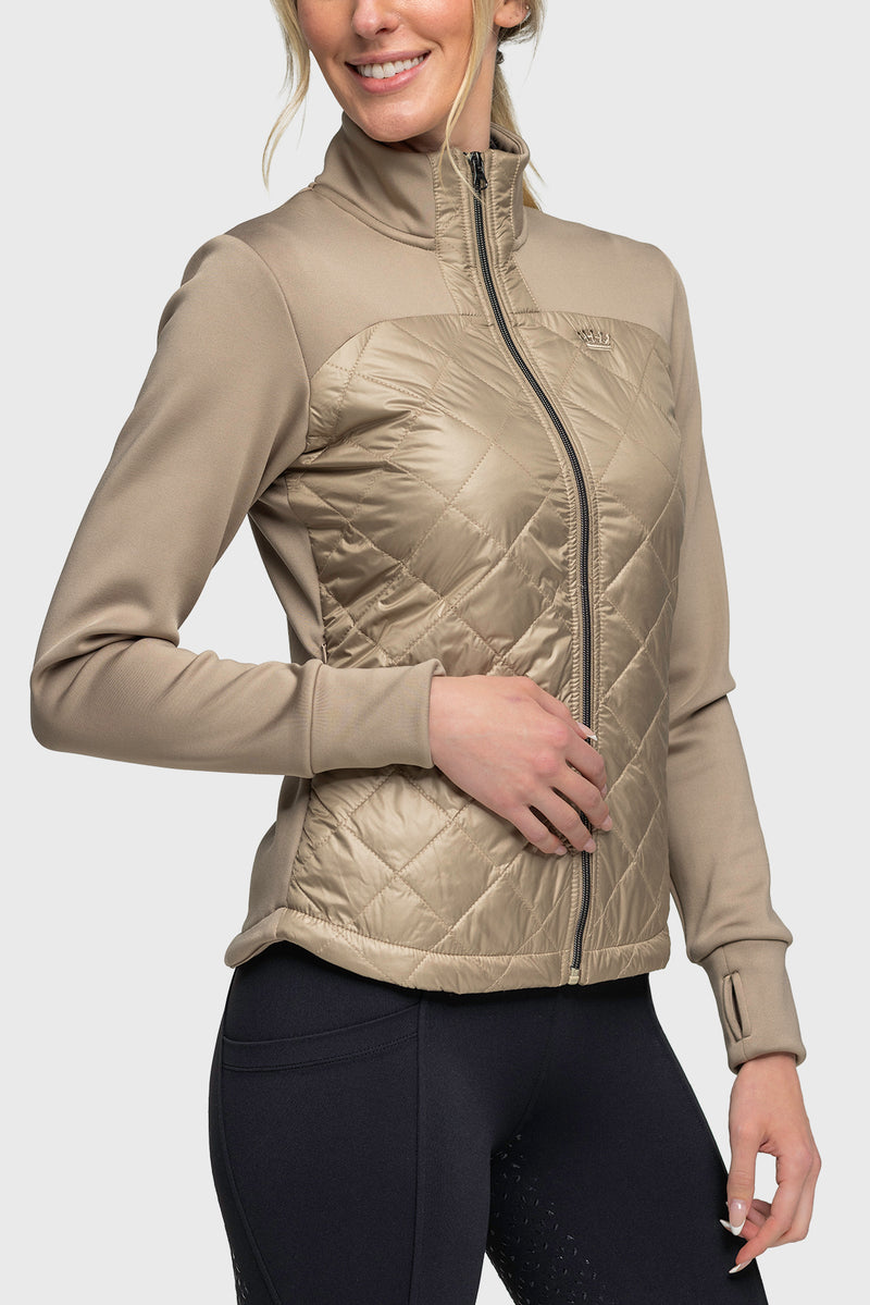 Quilted Front Desert Full Zip Jacket