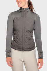 Slate Quilted Full Zip Jacket - [Kastel]