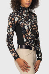 Neutral Modern Begonia 1/4 Zip Long Sleeve Sun Shirt w/Side Panels Kastel Denmark US