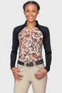 Sienna Ikat Performance Raglan Long Sleeve 1/4 Zip Sun Shirt Kastel Denmark