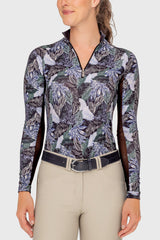 Sage Rainforest Long Sleeve 1/4 Zip Sun Shirt Kastel Denmark