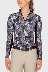 Sage Rainforest Long Sleeve 1/4 Zip Sun Shirt Kastel Denmark