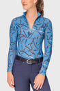 Tahoe Blue Belts Long Sleeve 1/4 Zip Sun Shirt Kastel Denmark