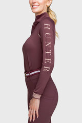 Long Sleeve Cabernet "Hunter" 1/4 Zip