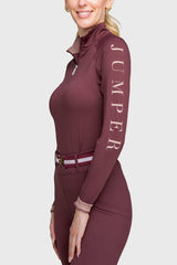 Long Sleeve Cabernet "Jumper" 1/4 Zip