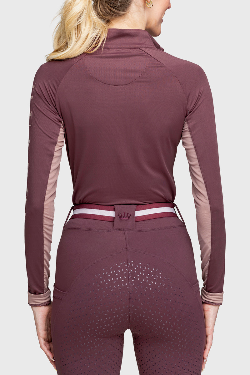 Long Sleeve Cabernet "Jumper" 1/4 Zip