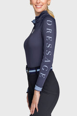 Long Sleeve Navy "Dressage" 1/4 Zip