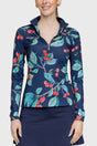 Long Sleeve Cherry 1/4 Zip - [Kastel]