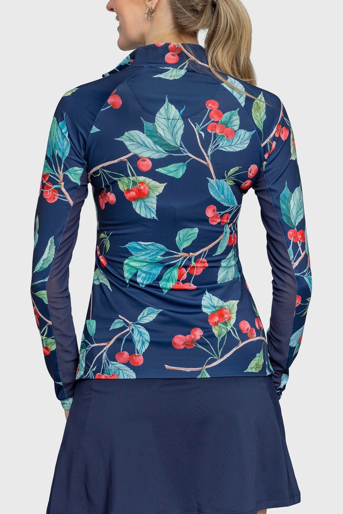 Long Sleeve Cherry 1/4 Zip - [Kastel]