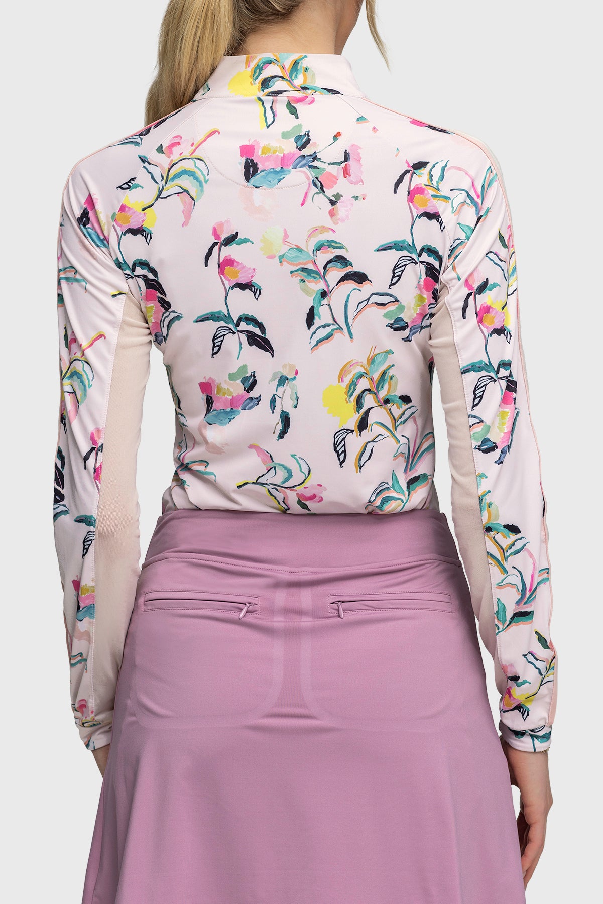 Coral Garden Blooms Long Sleeve Sun Shirt - [Kastel]