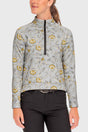 Dove Vintage Jacobean Scuba Pullover 1/2 Zip - [Kastel]