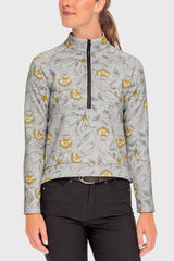 Dove Vintage Jacobean Scuba Pullover 1/2 Zip - [Kastel]