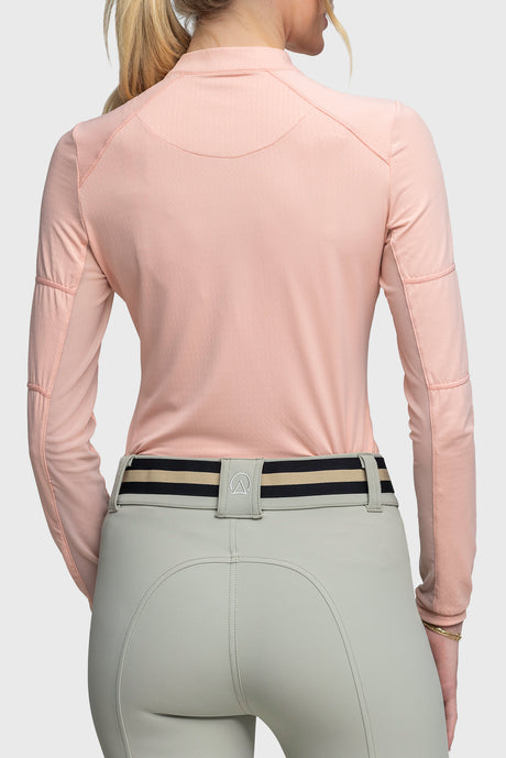 Coral Paneled Long Sleeve Sun Shirt - [Kastel]