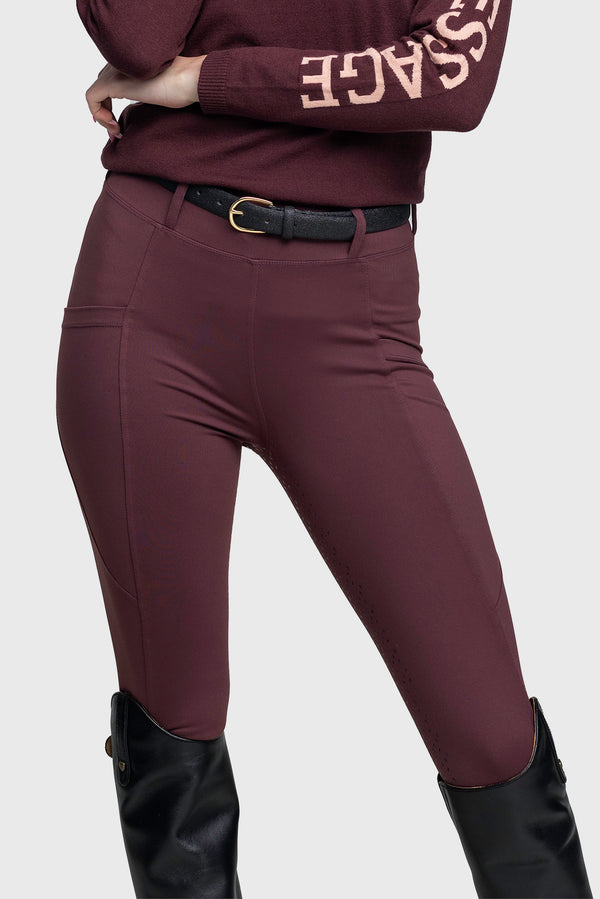 Cabernet Riding Legging With Silicone Seat - [Kastel]