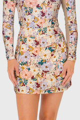 Champagne Blooming Peonies Athletic Skort