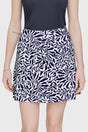 Black & White Climbing Vine Skort - [Kastel]