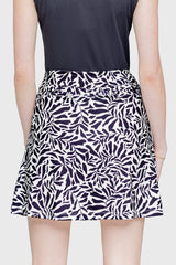 Black & White Climbing Vine Skort