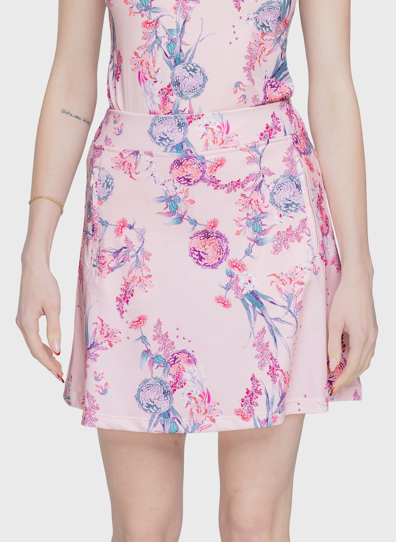 Pink Tea Garden Skort - [Kastel]