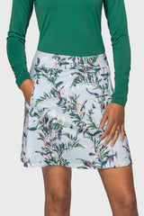 Powder Blue Botanical Athletic Skort Kastel Denmark