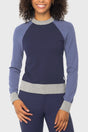 Navy, Blue, & Gray Crewneck Colorblock Sweater Kastel Denmark US
