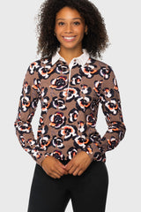 Chocolate Brown Pansies Rugby Kastel Denmark US