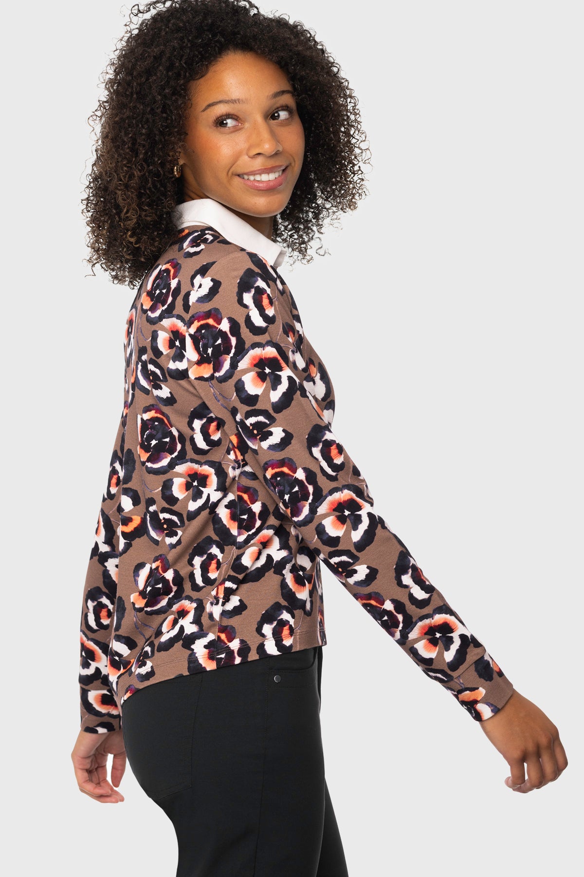 Chocolate Brown Pansies Rugby Kastel Denmark US