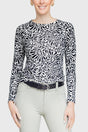 Black and White Climbing Vine Sweater - [Kastel]