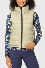 Olive Green w/Sage Green Reverse 
Reversible Puffer Vest Kastel Denmark US